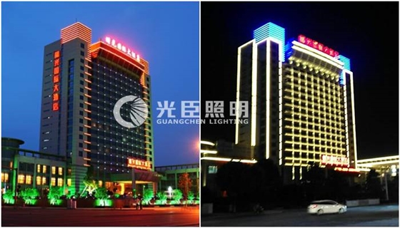洗墙灯亮化